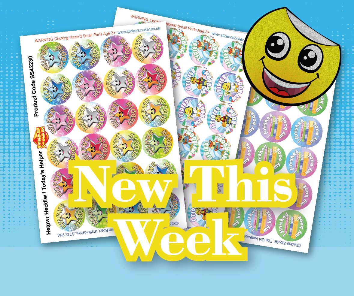 ✨ New This Week ✨ 

🍂 Helpwr Heddiw / Today's Helper Welsh Stars
🍂 I Tidied My Room Rewards
🍂 I Finished My Book Rewards 

#rewardstickers #stickershop #stickerrewards #stickerlove #Rewards #RewardSystem #schoolstickers #ukteachers #teacherstickers #school #education