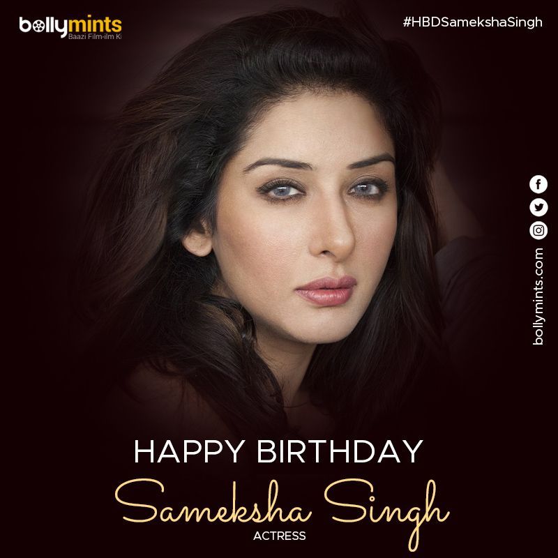 BollyMints's tweet photo. Wishing A Very Happy Birthday To Actress #SamekshaSingh !
#HBDSamekshaSingh #HappyBirthdaySamekshaSingh https://t.co/SNvMhNJo4y