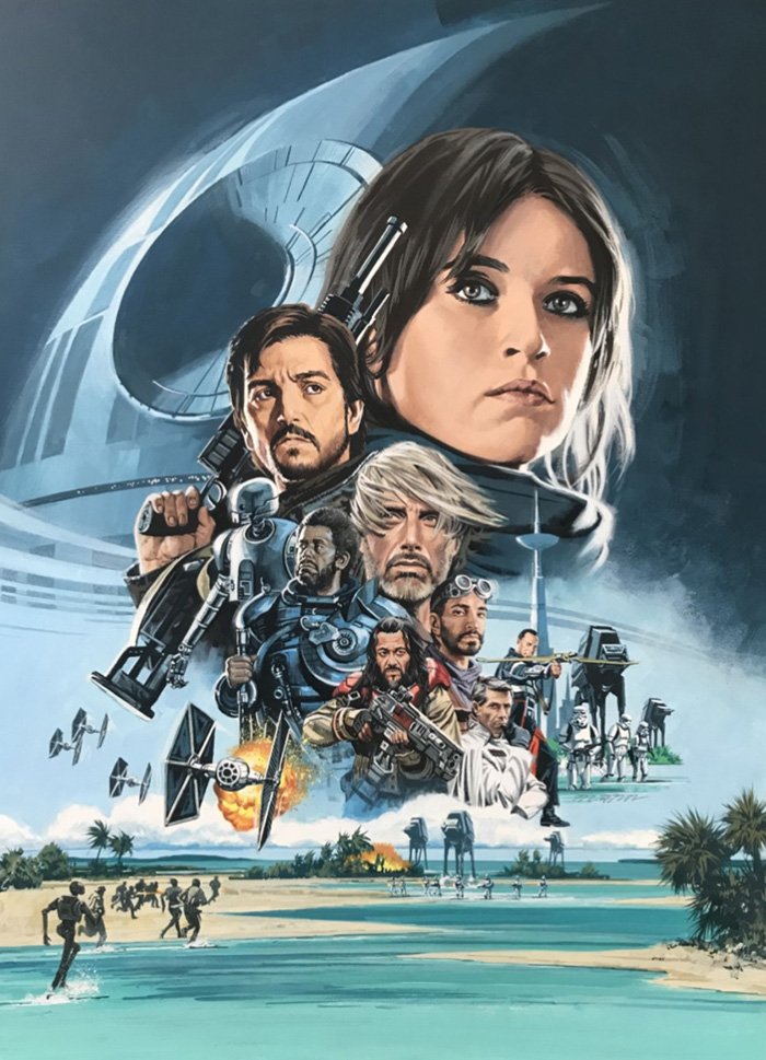 MatthewAMullins's tweet image. Alternative poster for Rogue One: A Star Wars Story (2016)
Original title: Rogue One
Aka: Star Wars Anthology: Rogue One, Star Wars: Rogue One
By Paul Mann    paulmannartist.com
instagram.com/paulmannart
#RogueOne #AlternativePoster #PaulMann