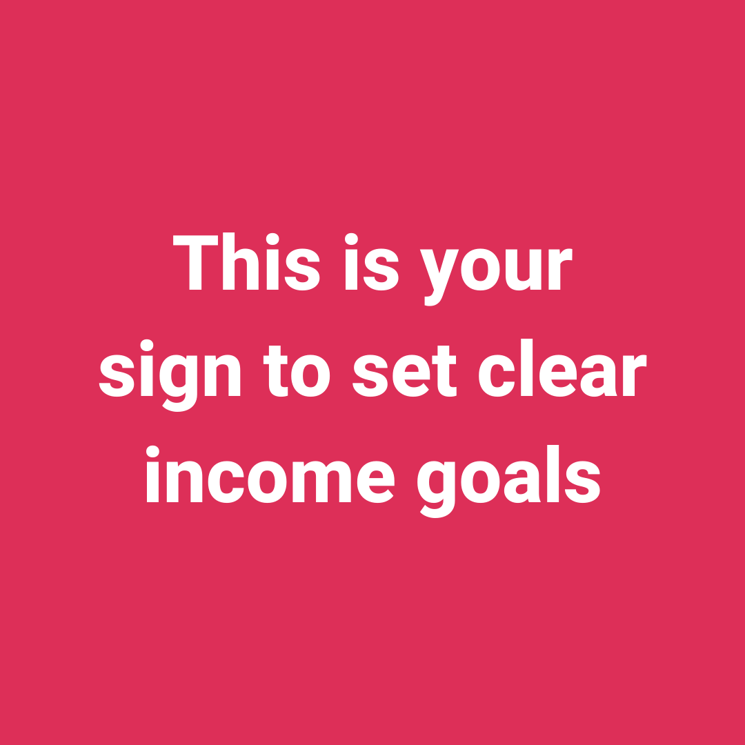 Are you feeling lost when it comes to making your business financially successful? Let's talk about setting crystal-clear income goals. Without a specific target, it's like sailing without a destination. Check out my book for more on how to set clear income goals. Link in bio.