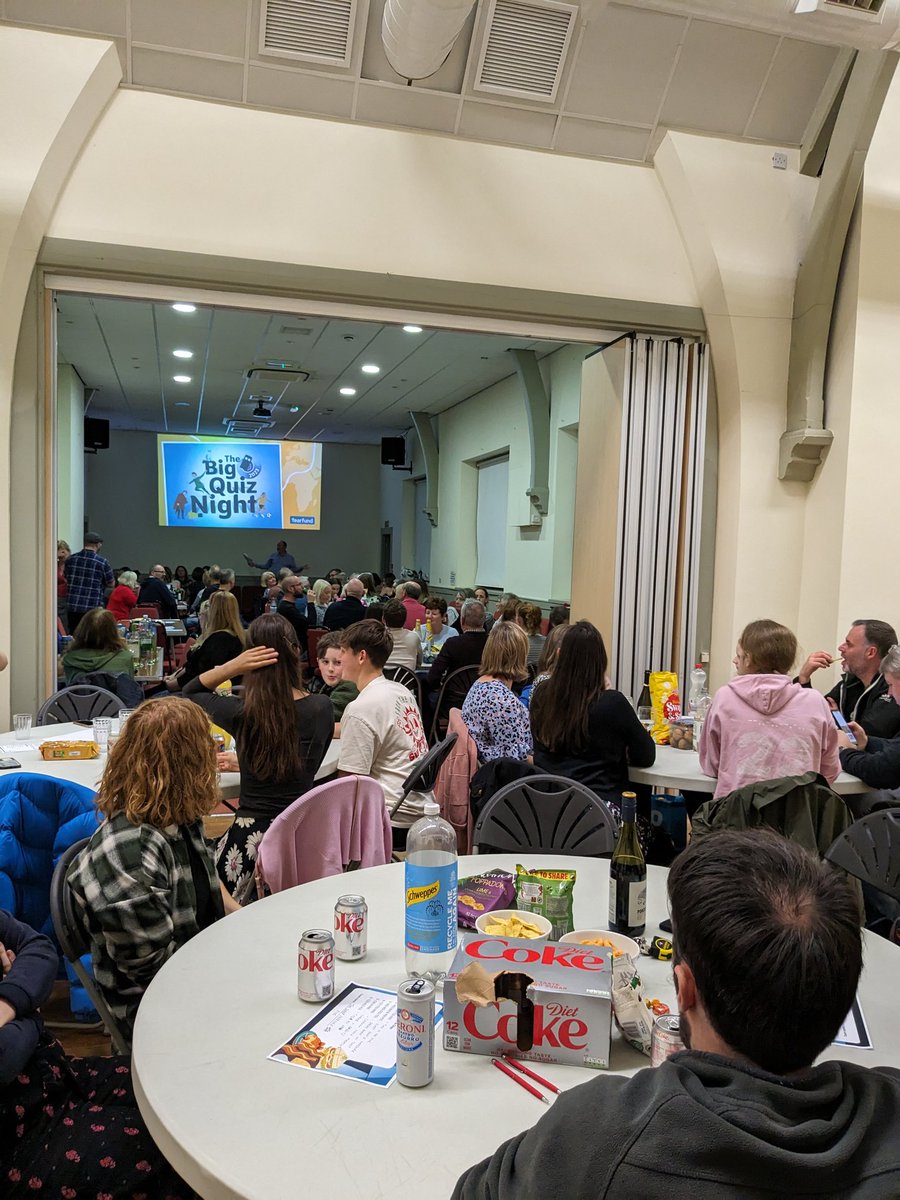 lawrencebettany's tweet photo. @Tearfund We had a good laugh at @StChadsRomiley last night with church and community coming together. My team, aptly named the 'Sleep Deprived Five' came 5th out of 12 teams...which wasn't too shabby at all 🤓 Hope you raised lots https://t.co/qzUOXlZqO2