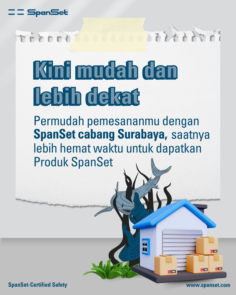 spansetID's tweet image. Halo Arek-arek #Suroboyo!

Masih khawatir soal waktu pas mau beli kebutuhan #lifting, #lashing, dan #HSE kalian?🤔 

Hmm mimin ingetin lagi deh, kan sekarang ada #SpanSetIndonesia cabang Surabaya lho! Jadi makin mudah untuk dapetin produk #SpanSet yang kalian butuhkan🥰