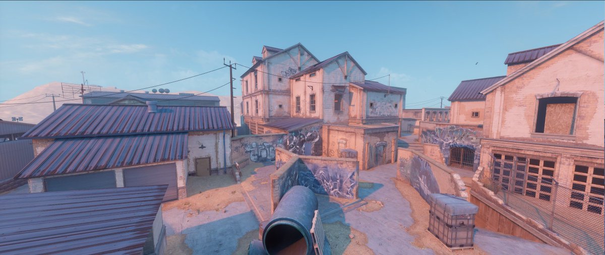 JimFKennedy's tweet image. Vandal went through a rough time, but it&apos;s still my best mapping work [so far]. For #blocktober I wanted to show how far it went from its early CSGO greybox to the current CS2 build.