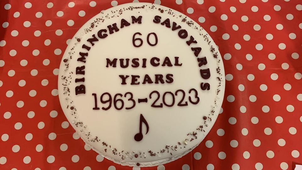 Really enjoyed conducting the <a href="/BhamSavoyards/">Birmingham Savoyards</a> Gilbert &amp; Sullivan society 60th Birthday concert in Birmingham last night! And not only did we sing the sausage-roll song from "The Grand Duke", but we ate them afterwards with our audience of patrons and chums! Oh, and there was cake: