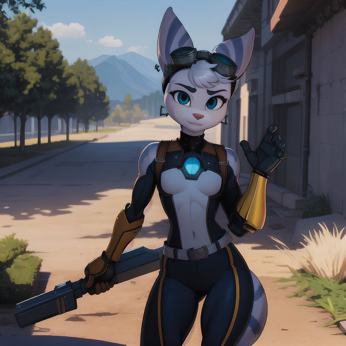 Rivetus's tweet photo. #stablediffusion #aiart #aigenerated #RatchetandClank #RatchetPS5 #RatchetPC #RiftApart #fanart #aiphotography #ai https://t.co/m3zrowaYtW