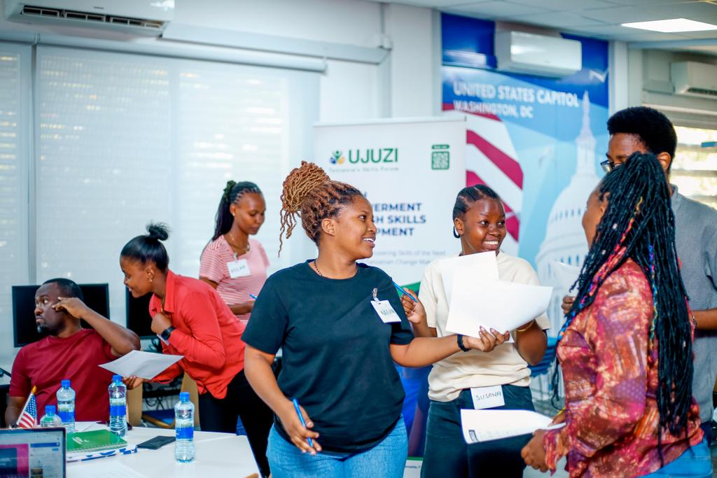 niajiriplatform's tweet photo. #recap of the first day of the youth employability hackathon at the American Corner. A grand #THANKYOU to all the dedicated youths who showed up and participated fully…#thefutureispromising!! A round of applause to our keynote speaker @joewaziri and @dokeg , https://t.co/BCQRq5QPDu