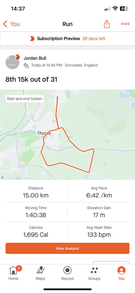 JordanBull14's tweet photo. 15k every day for the whole of October

8 out of 31 down🏃‍♂️

Thankyou so much for everyone’s donations so far it is much appreciate, Over 1.3k raised!

Cheers to my good mate Tom for running with me👊🏻

The link to the gofundme is:

https://t.co/Al3nJHQrin https://t.co/pJAsVpdNxd