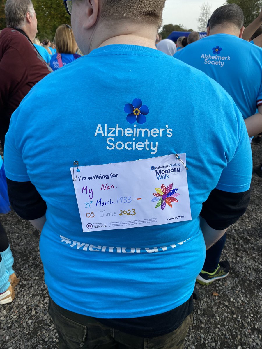 UKEndeavour's tweet image. Completed the #memorywalk today in 1 hour and 20 minutes. Weather was lovely and very proud I could walk for Nan.