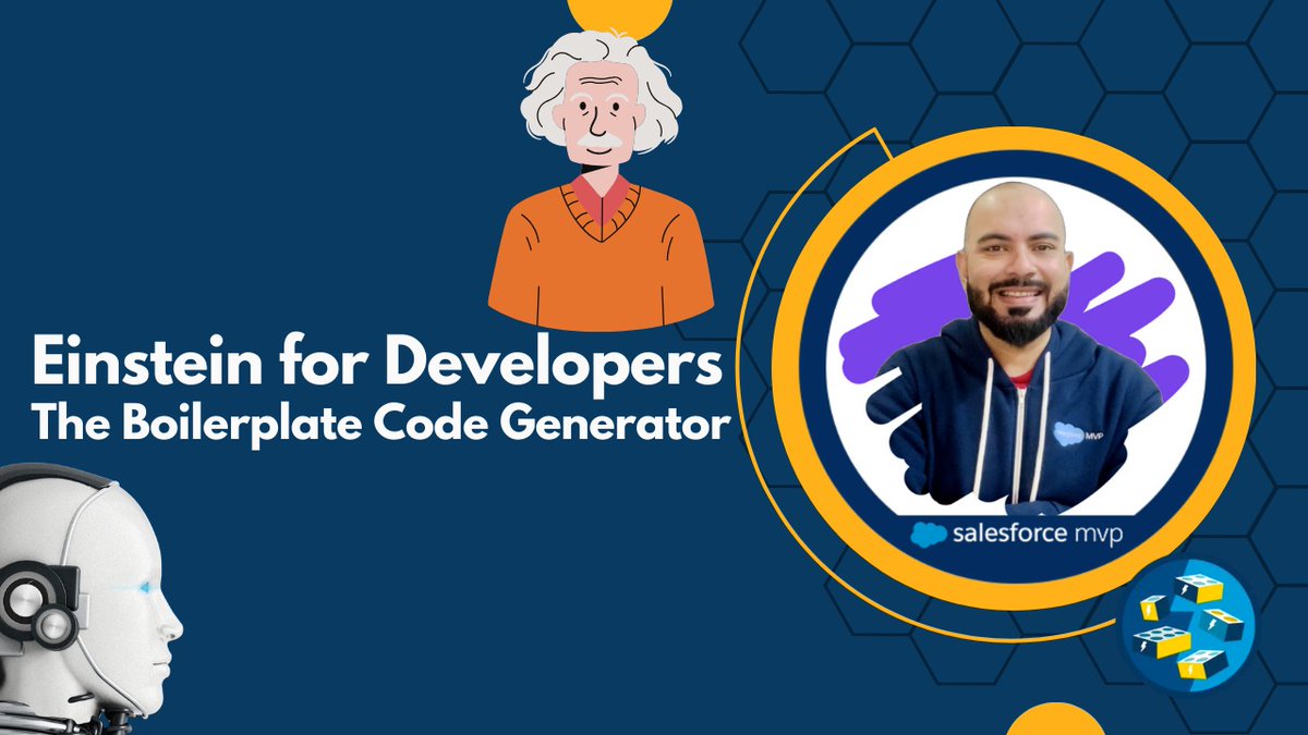 Kapil Batra (@iamkapilbatra) on Twitter photo ๐จ๐จ๐ข New video alert
Einstein for Developers
The Boilerplate Code Generator ๐จโ๐ป
lnkd.in/dxhx-SKf
via <a href="/SalesforceBolt/">Salesforce Bolt โก๏ธ</a>
#salesforce #LWCStack #trailhead #sfdx #trailblazer
#salesforcebolt #salesforcedevelopers #SalesforceMVP
#sfdc #salesforceohana #trailblazercommunity ๐จ๐จ๐ข New video alert
Einstein for Developers
The Boilerplate Code Generator ๐จโ๐ป
lnkd.in/dxhx-SKf
via <a href="/SalesforceBolt/">Salesforce Bolt โก๏ธ</a>
#salesforce #LWCStack #trailhead #sfdx #trailblazer
#salesforcebolt #salesforcedevelopers #SalesforceMVP
#sfdc #salesforceohana #trailblazercommunity