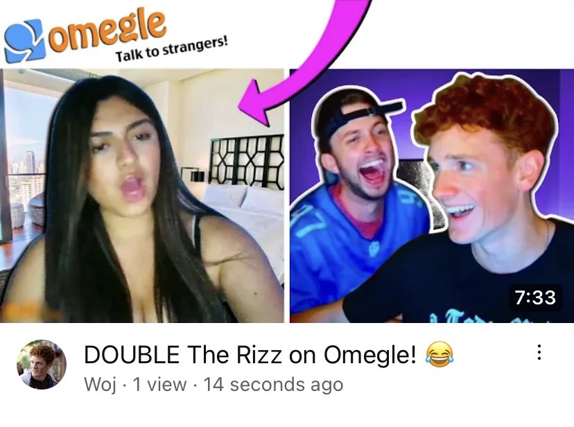 officialwoj_'s tweet photo. NEW #Omegle Video Live on YouTube! 🎥

GO WATCH - https://t.co/Ktoth1AmdL https://t.co/0gR4nunsIP