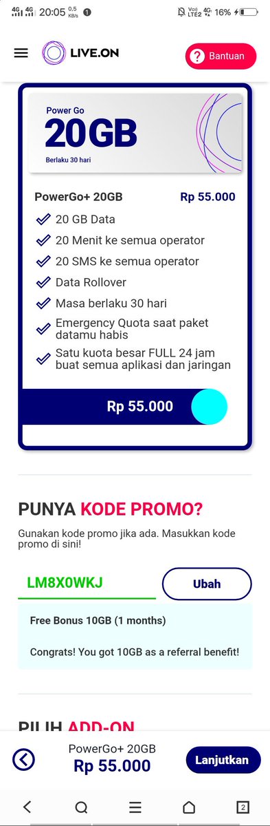 vansgen's tweet photo. Promo kuota murah Liveon (XL) :
55k dapet total kuota 31 GB (20 gb kuota utama+10 gb kuota gratis, 1gb bonus aktivasi). Gratis ongkir.
Kode promo: LM8X0WKJ

#KuotamuSesukamu #zonauang #zonabu #zonajajan
Pesan kartu perdana Live.On mu di sini:
⬇️⬇️⬇️⬇️⬇️

https://t.co/B10B3CnY2l https://t.co/zktVysHEnP