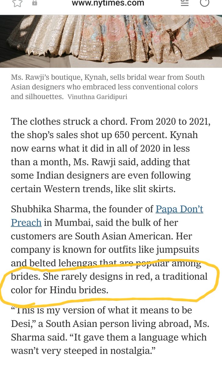 @RanbirS11414092 @HannahEP @guardian @LeylandCecco @skirchy @Rachwani91 @GiuffridaA Hey buddy, didja see this latest abomination from NOO YUCK TIMES?

Everybody in the piece is of Indian origin, but NYT uses 'South Asian' all through, except for the last paragraph.

And look at extent of HINDUPHOBIA. 👇

x.com/RanbirS1141409…