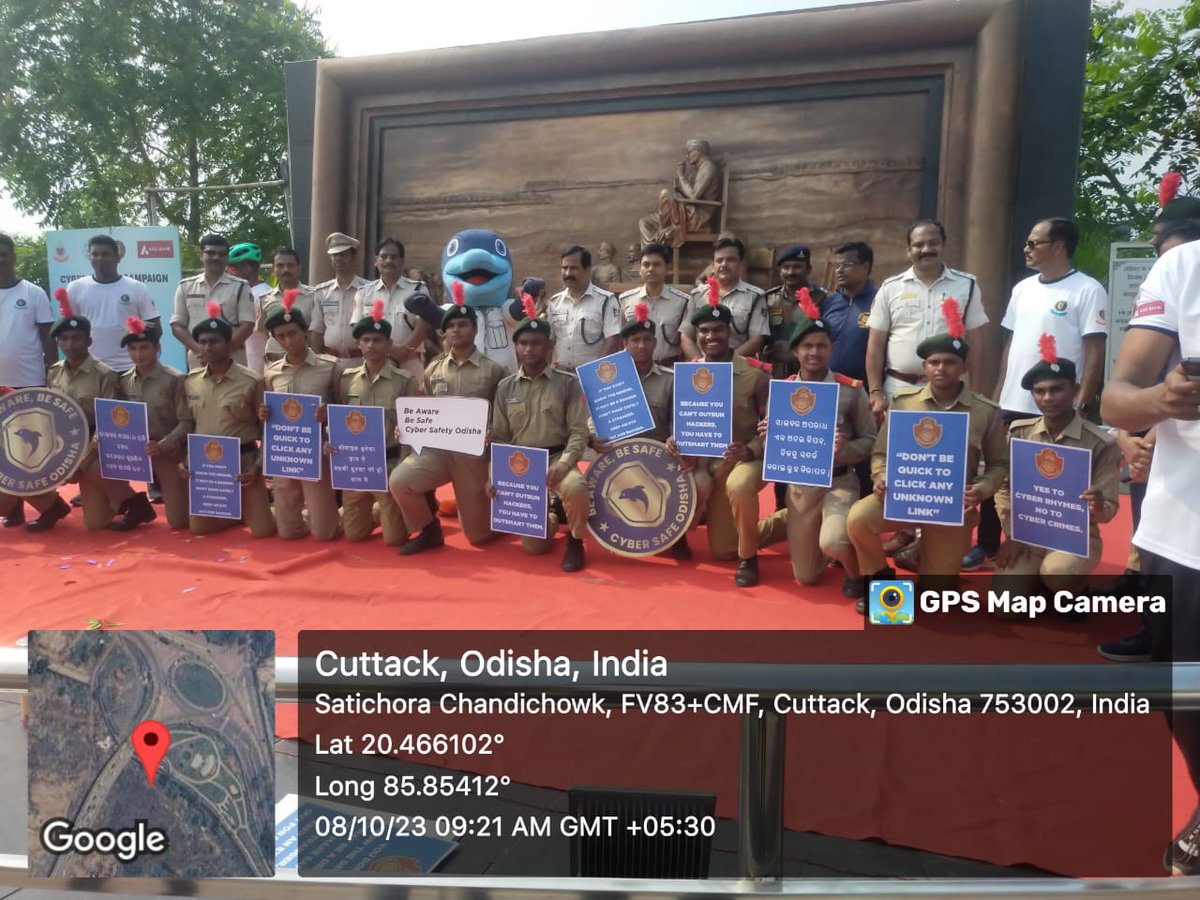 OneODArtyBtyNCC's tweet photo. #NCC Cadets of #StewartScienceCollege under #1ODArtyBtyNCC participated in #CyberSeccurityCyclothone &amp; awareness rally. #NCCCadets were   involved in spreading cybersecurity awareness alongwith #OdishaPolice, cyber cell.
@utkalpride @NCCDteOdisha @HQ_DG_NCC @DHE_Odisha @CuttackDM https://t.co/wXe2oGnCRN