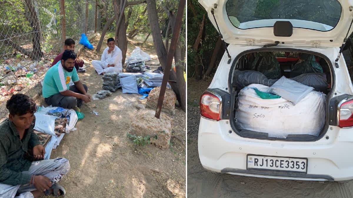 LevinaNeythiri's tweet photo. 🔴91 new #IndianArmy UNIFORMS recovered. 
Who was planning to use it❓❓❓
91 of them‼️

👉#MilitaryIntelligence Suratgarh, Ganganagar, and Jaisalmer intercepted a car close to Nachana Phante in #Pokhran. 

👉They recovered
 91 brand-new Army uniforms, 
along with helmets, 
shoes, 
belts, 
gloves, 
and various other items. 

👉4 men in the car have been apprehended, after interrogation by Army they wr handed over to Police. 

👉4 men were en route to Jaisalmer and  had collected items from shops in Suratgarh.