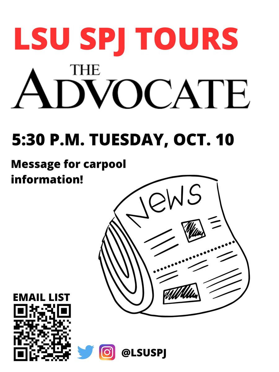 LSU SPJ tweet media