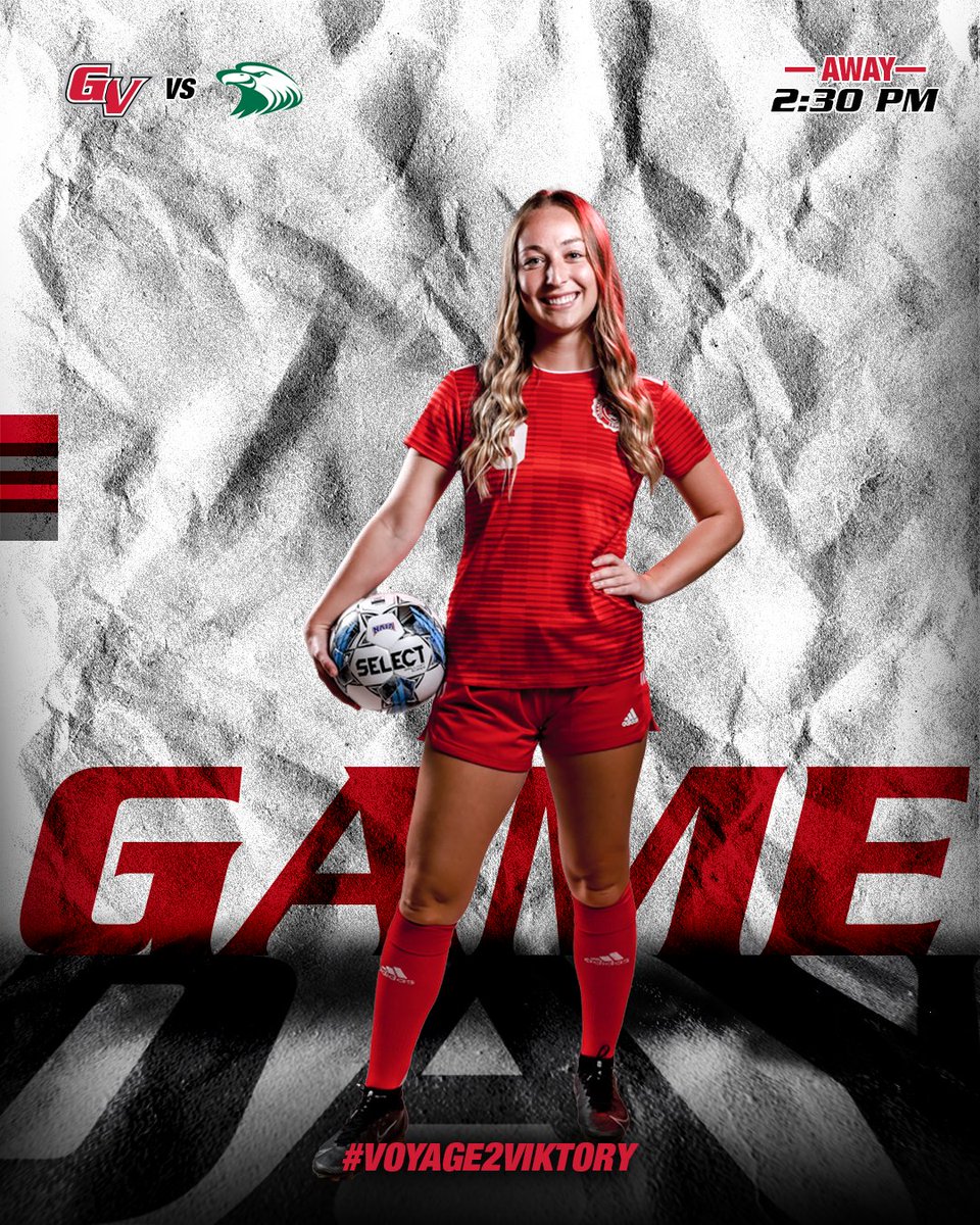 W⚽| #GAMEDAY | <a href="/GVUWS_YWNWA/">GV Women's Soccer</a>
🆚: Central Methodist University 
📍: Fayette, MO
⏰: 2:30 PM
📈: ow.ly/TEGq50PUhmn
🎥: ow.ly/h8kb50PUhmm

#Voyage2Viktory