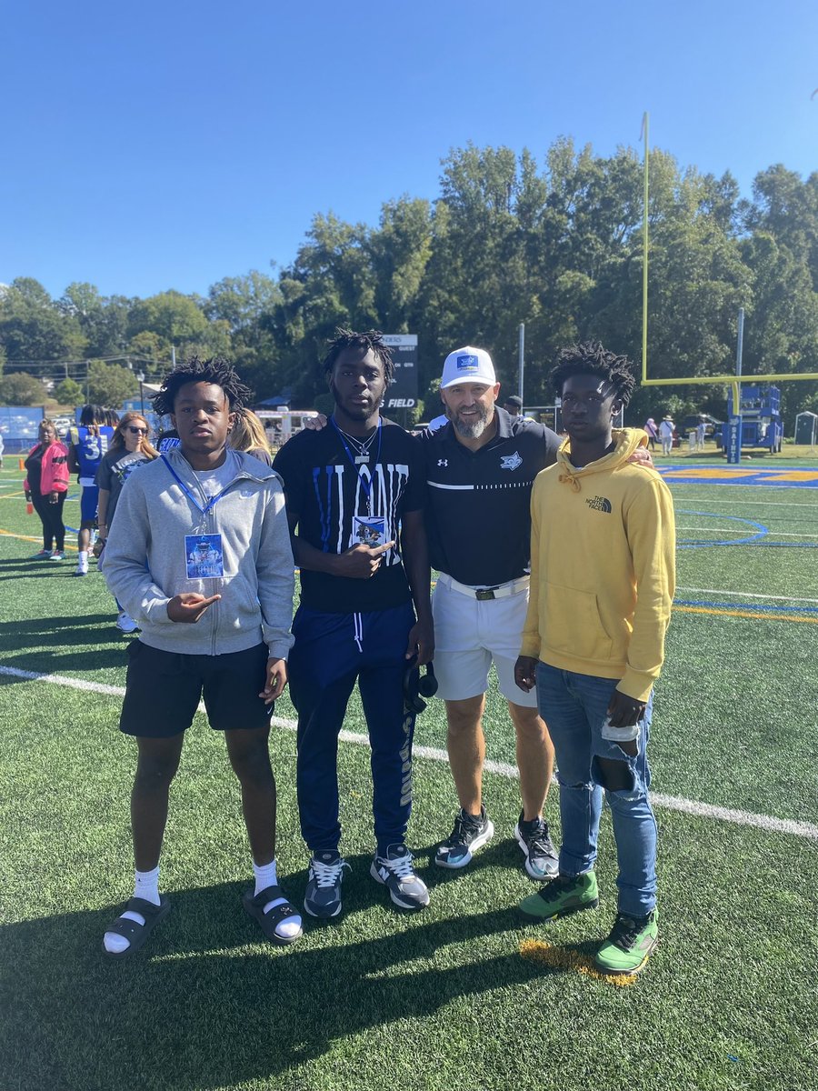 I had a great time at limestone yesterday. Thank you coaches for giving me the opportunity.<a href="/coachfurrey/">Mike Furrey</a> <a href="/cotcheryfoundat/">Jerricho Cotchery</a> <a href="/LaneKnost/">Coach Lane Knost</a>