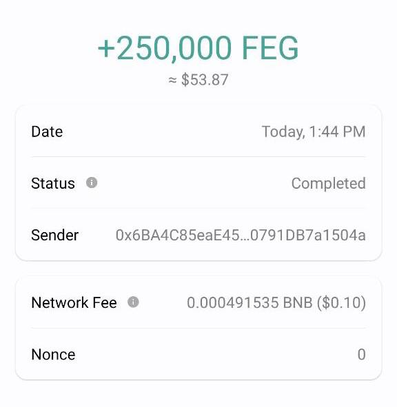 Rezah92539910's tweet photo. I received my award. I sincerely thank the Feg team and the Feg community. They wish Feg a good day and I am sure that the Feg team and community will go very strong. https://t.co/E8cONq3gVl