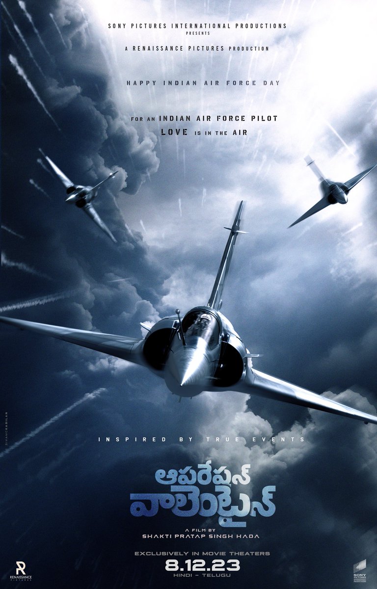 mosinalways4u's tweet photo. Ensuring Peace through Intimidation 🇮🇳 

#OperationValentine : Sky High Reveal

In cinemas on December 8, 2023 in Hindi &amp;Telugu. 

@IAmVarunTej @ShaktipsHada89 @ManushiChhillar @sidhu_mudda @nandu_abbineni @sonypicsfilmsin @RenaissancePicz  @SonyPicsIndia @khanwacky https://t.co/sVmFhNQDbD