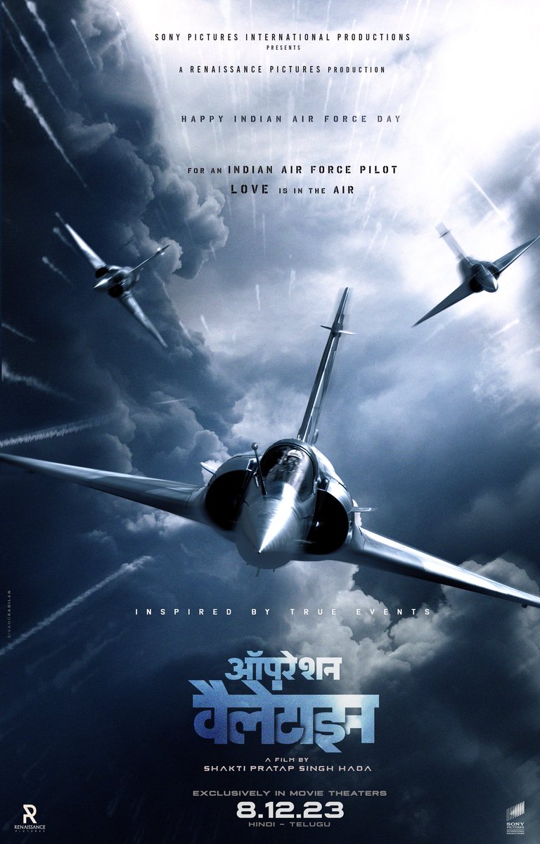 mosinalways4u's tweet photo. Ensuring Peace through Intimidation 🇮🇳 

#OperationValentine : Sky High Reveal

In cinemas on December 8, 2023 in Hindi &amp;Telugu. 

@IAmVarunTej @ShaktipsHada89 @ManushiChhillar @sidhu_mudda @nandu_abbineni @sonypicsfilmsin @RenaissancePicz  @SonyPicsIndia @khanwacky https://t.co/sVmFhNQDbD