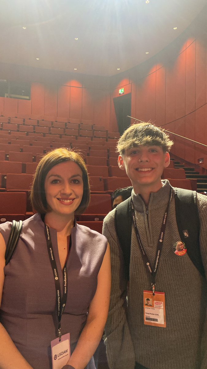 Great to speak to @bphillipsonMP about antisemitism education #Lab23 #LabourConference #LabConf23