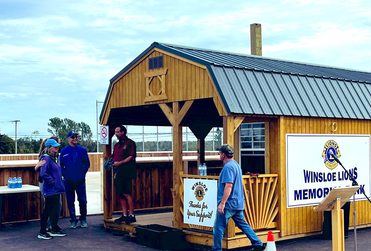 BIG shoutout to the Winsloe Lions Club for their tireless efforts to build an outdoor multi-use facility for the residents of Winsloe and the wider community. Thank you for your commitment to bettering our community.