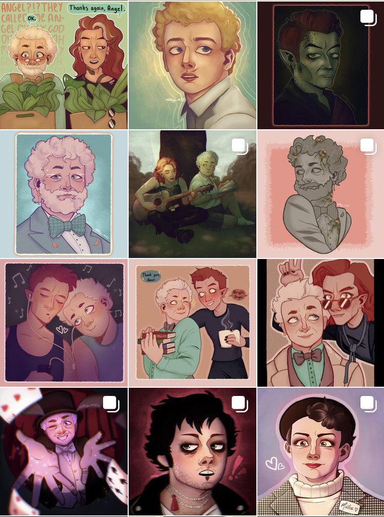 13 year old Molly (instagram.com/m0lly_m22?igsh…) @GoodOmensPrime @michaelsheen super fan and artist 😊😊