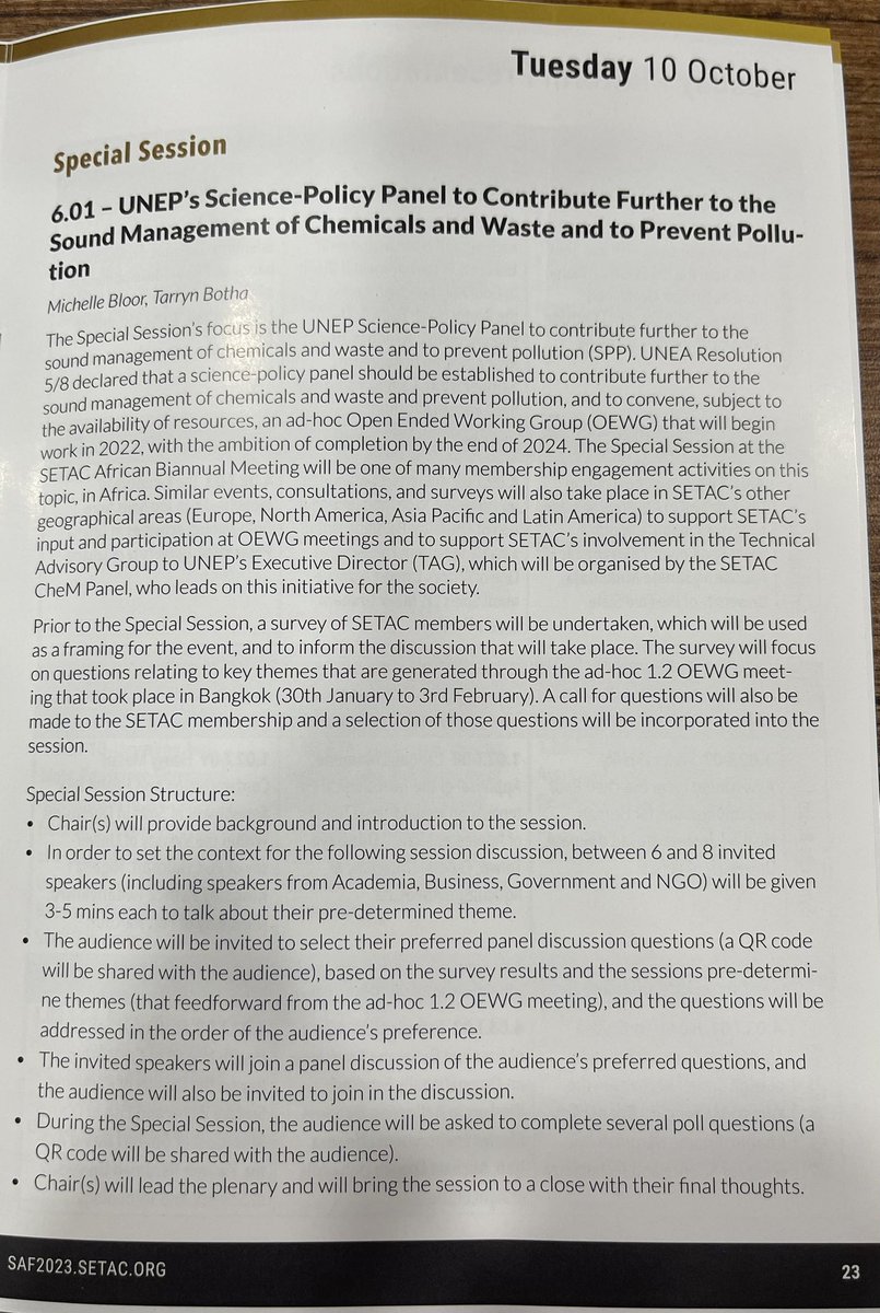 Michelle Bloor (@drmichellebloor) on Twitter photo Delighted to be participating at the <a href="/SETAC_Africa/">SETAC Africa</a> 11th Biennial Conference 8-11 October in Accra, Ghana 🇬🇭. Today I’m participating in the Scientific Publishing workshop ✍️, which will hopefully motivate me to tackle my unfinished manuscript mountain ⛰️. On Tuesday I will be Delighted to be participating at the <a href="/SETAC_Africa/">SETAC Africa</a> 11th Biennial Conference 8-11 October in Accra, Ghana 🇬🇭. Today I’m participating in the Scientific Publishing workshop ✍️, which will hopefully motivate me to tackle my unfinished manuscript mountain ⛰️. On Tuesday I will be