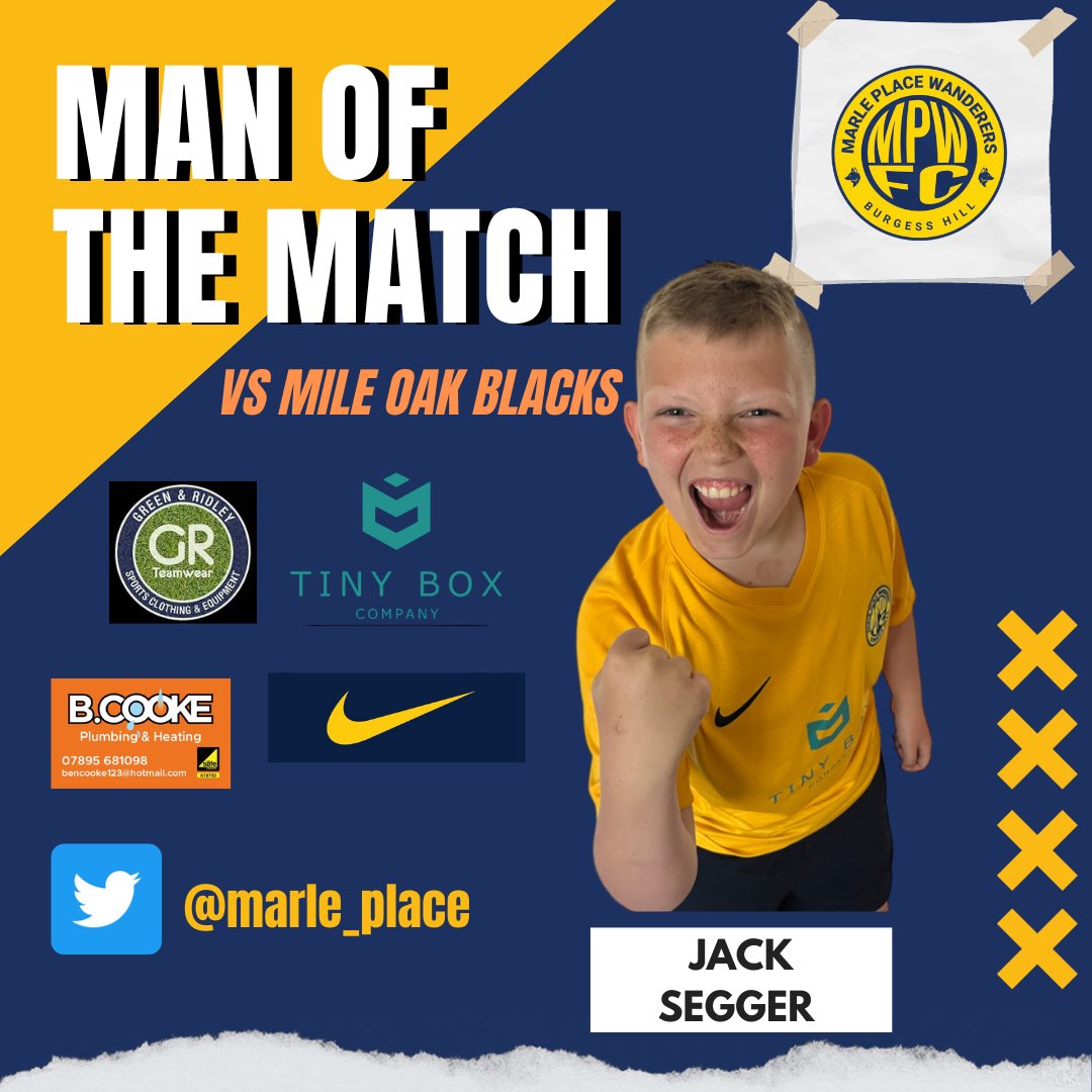A very dominant performance from the yellows today coming out on top
5-0 winners away to a very good <a href="/mileoak_fc/">Mile Oak FC</a> . Both team played the right way and are both a credit to there teams. Thank you for the hospitality and we will get a friendly together in the season. #Wanderers