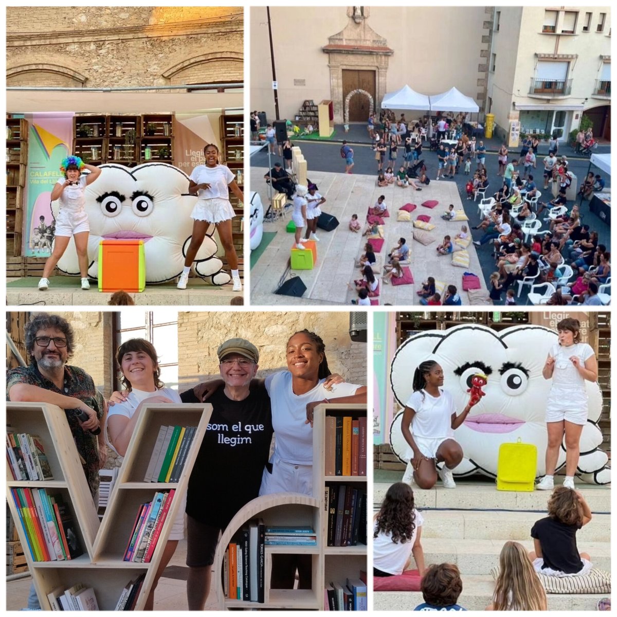 Grans records a Calafell amb @viladelllibre @mariusserraroig   <a href="/enricbono/">enric bono</a> @ed_salvatella @ajcalafell @genniknnows i @mariairam99 Moments bonics Gràcies a tothom #paisdexauxa #contes #cançons #audioconte #música #totsplúblics #músicaenfamília #espectaclefamiliar  #viladelllibre