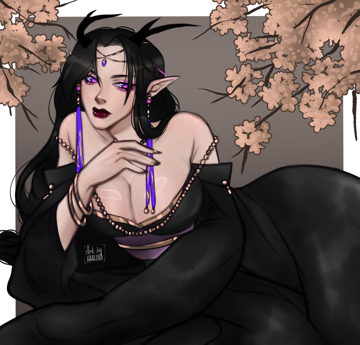 💜💜💜
For <a href="/Kat1ko0/">Katiko</a> 

#ArtistOnTwitter #artwork