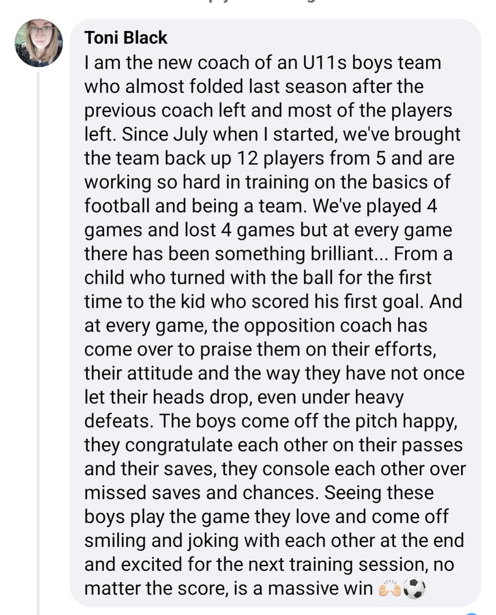Teamgrassroots_'s tweet photo. Well done Toni. 👏👏 https://t.co/D0O8RLn8X7