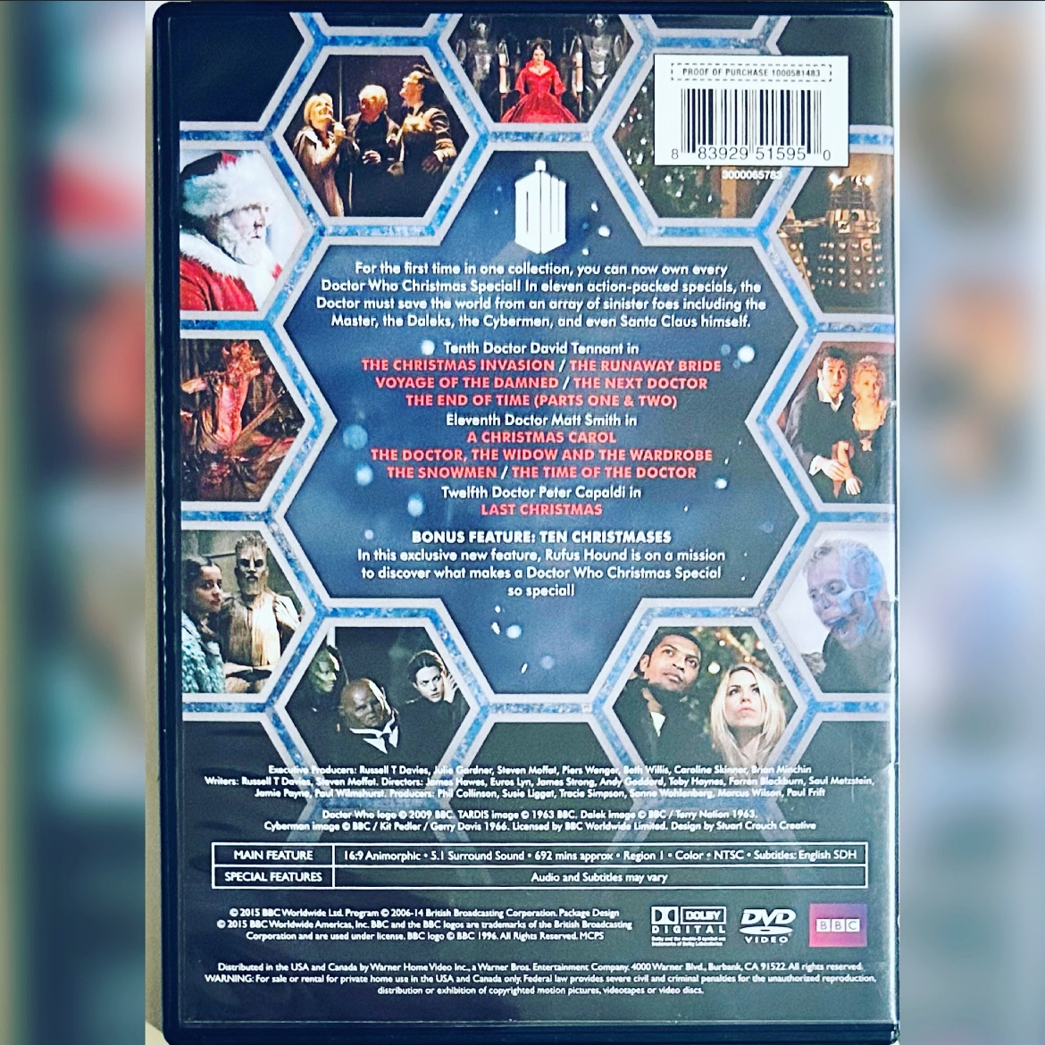 rareflicksplus's tweet photo. #NewArrival! Doctor Who: The Christmas Specials (DVD, 2015) 4-Disc Set) BBC Rare OOP 

https://t.co/4TQgMkAPys

#DoctorWho #Christmas #ChristmasSpecial #BBC #BBCVideo #TV #TVShow #Television #TVonDVD #SciFi #SciFiShow #ScifiCommunity #DVD #DVDs #raredvd #htf https://t.co/W6M6P4tJKY