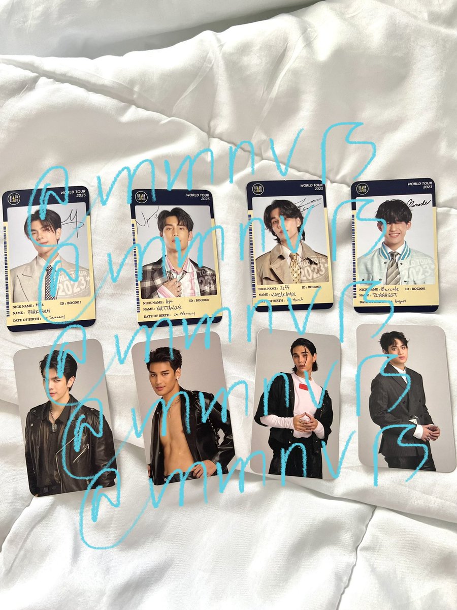 mmnvrs's tweet photo. WTS / LFB : Mile, Apo, Jeff, Barcode

Offer price via DM
เสนอราคาทาง DM

 #ตลาดนัดคินน์พอร์ช #ตลาดนัดboc #ตลาดนัดเหนือเมฆ #MilePhakphum #ApoNattawin #Nnattawin #JeffSatur #Barcodetin https://t.co/H2OtUHTg9k