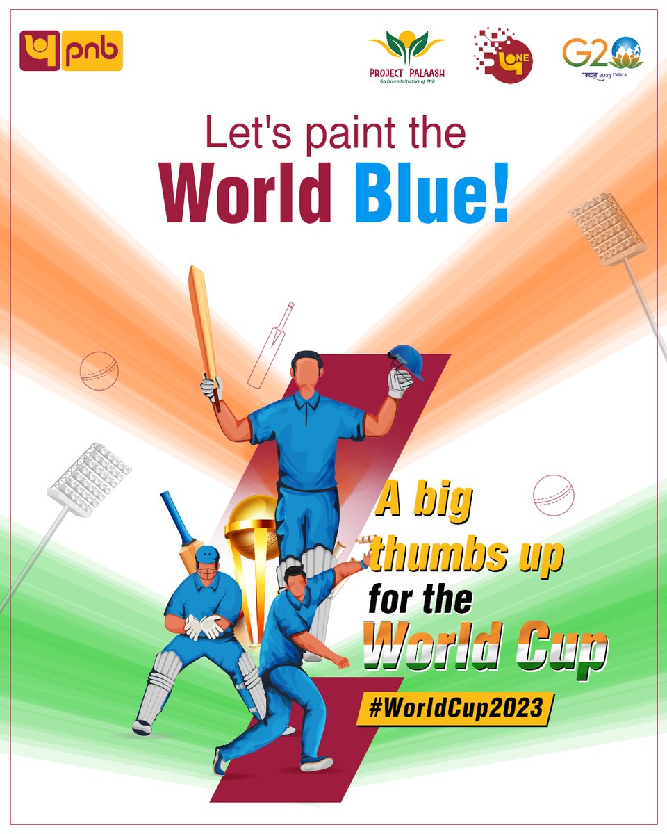 Come together for unwavering support to Indian Cricket Team!

#cheerforindia #Cheer4India #WorldCup2023 #CricketWorldCup2023 #Cricket