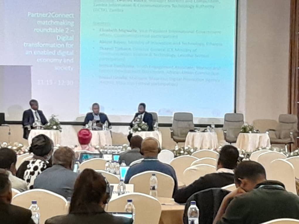 Last week, I worked at the 2023 ITU Regional Development Forum for Africa (RDF-AFR) in Addis Ababa, Ethiopia, where I participated in the Partner2Connect matchmaking roundtable 2: Digital transformation for an enabled digital economy and society.