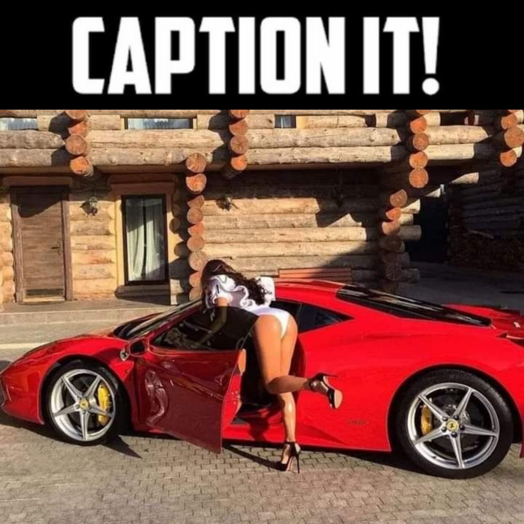 officialenzari's tweet photo. Caption It! 😂
#cars #humour #captionit #enzari https://t.co/k1qZd6LAvu