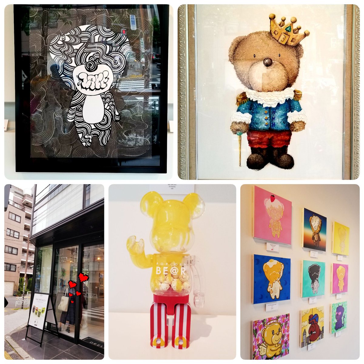 アナログの絵が見たい欲求が沸き起こったので、タイムリーに開催されてた晴ちゃんの個展(カメラOK確認済)と北斎ギャラリーへ行ってきました。 