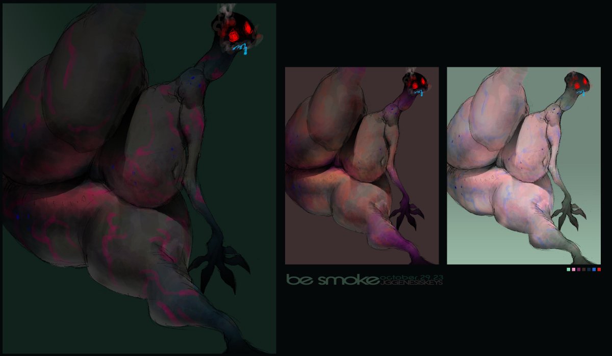 ' be smoke '
Art by JG GenesisKeys.