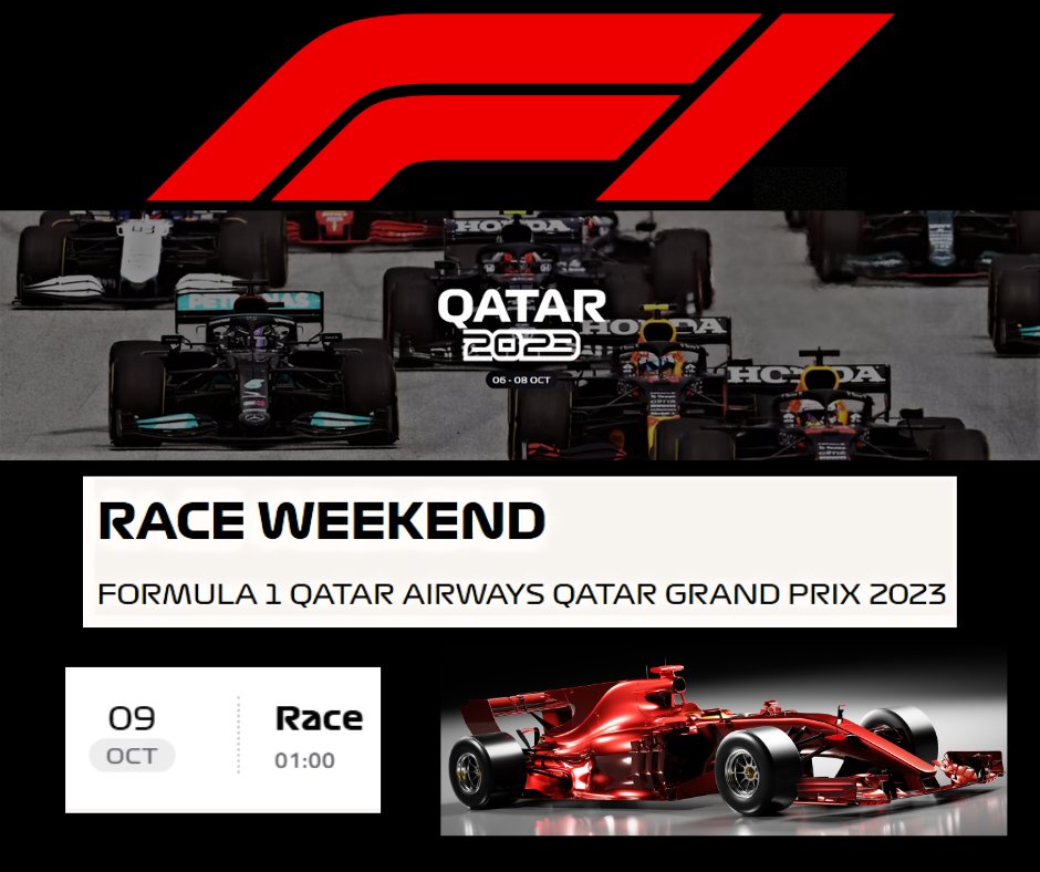 tbacksbbq's tweet photo. Start Your Engines for FORMULA 1 Qatar Airways Qatar GP 2023. A Race starts at 1:00am Monday morning at T-Backs Sports Bar and Grill. #tbacksisgood #angelescity #formulaone2023 #Pampanga #qatarairwaysgp #tbackssportsbarandgrill https://t.co/F0LiWPm7AH