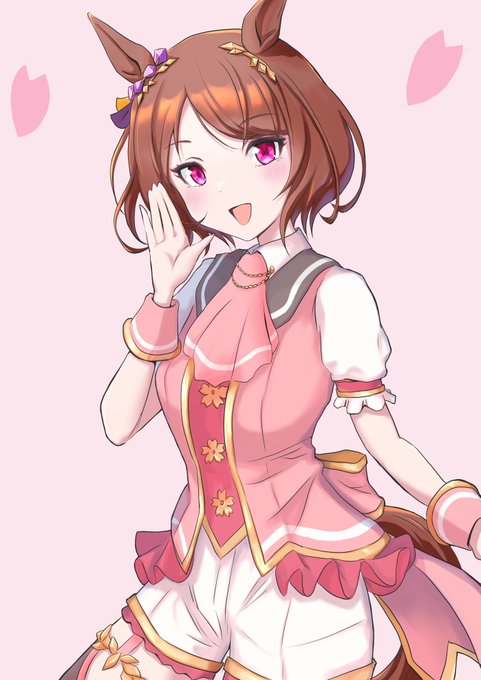 「見ててね?。。。私を見ていて」て、ささやくサクラローレルちゃん#サクラローレル #ウマ娘 