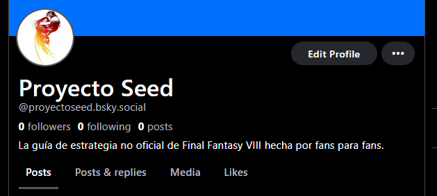 ProyectoSeeD's tweet photo. ¡Buenos días Seeds!
Tenemos notición y es que gracias a @NoventeroOMas nos hemos hecho un hueco en el Cielo Azul 😍😍
Así que, os esperamos para teneros al tanto de todas las novedades de la guía 😁
#ProyectoSeed #FinalFantasy #FF #FinalFantasyVIII https://t.co/I1niiYDOAI