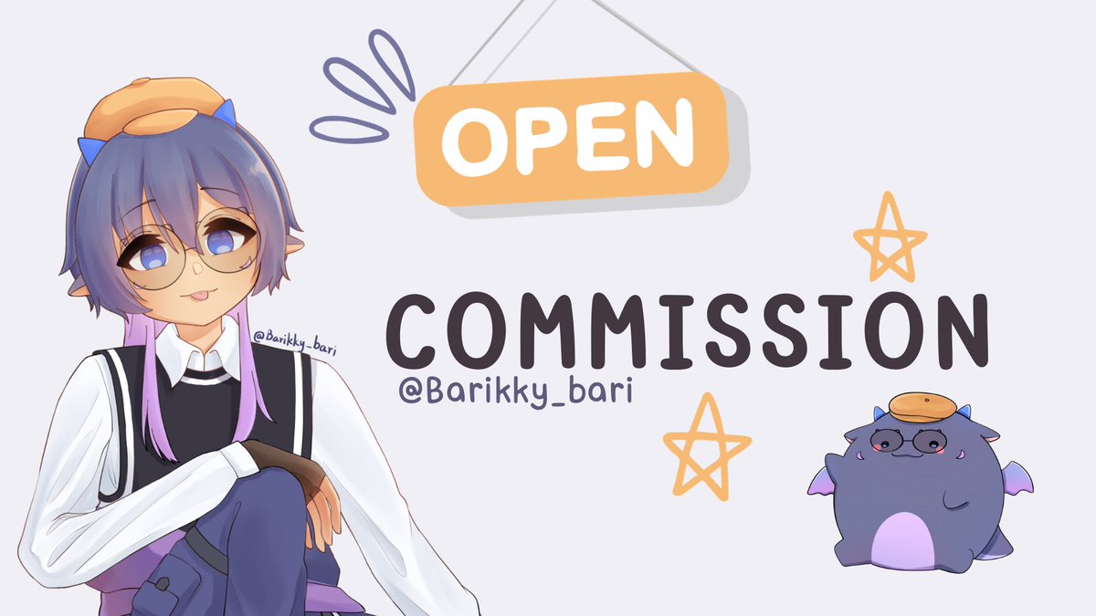 🖌️COMMISSION OPEN💜✨

เปิดรับทั้งเส้นเปล่า/ลงสี สเกลปกติ/จิบิครับ
รายละเอียดเพิ่มเติมอยู่ใต้โพสต์ 
สอบถามเพิ่มเติมหรือจองคิวสามารถเมนต์หรือ DM ได้เลยครับ

canva.com/design/DAFwgIn…

#Commission #commissionart  #commissionTH #commissionopen #YCH