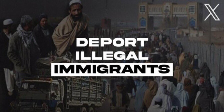 Why only afghan? #DeportIllegalImmigrants