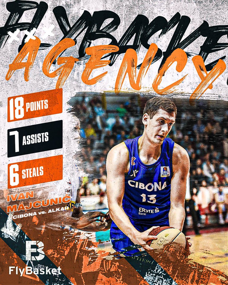 What an all-around game from Ivan Majcunić, he put up a monster performance to beat Alkar! 🔥

👏👏

#FlyBasket