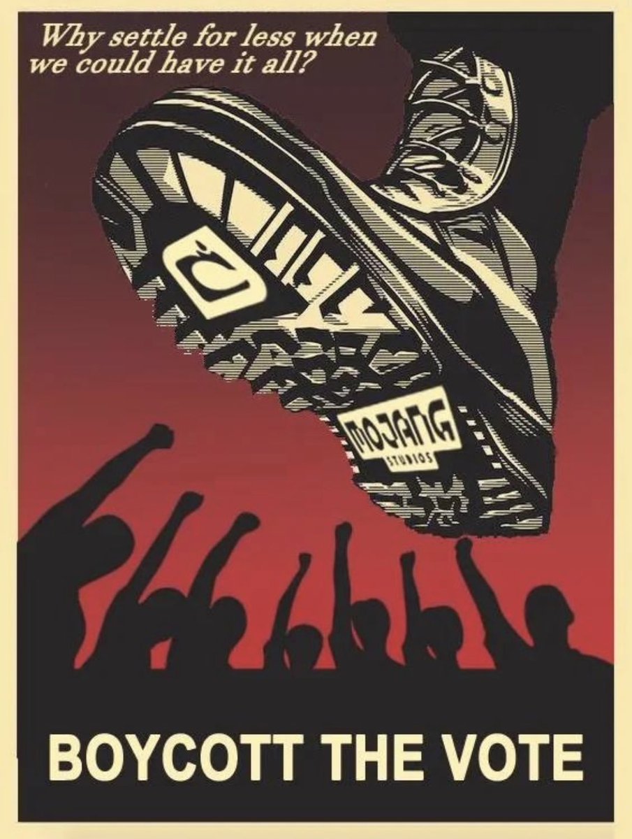 putacerezabomba's tweet photo. Van durísimos los carteles de protesta contra mojang https://t.co/qxLU8xmClZ
