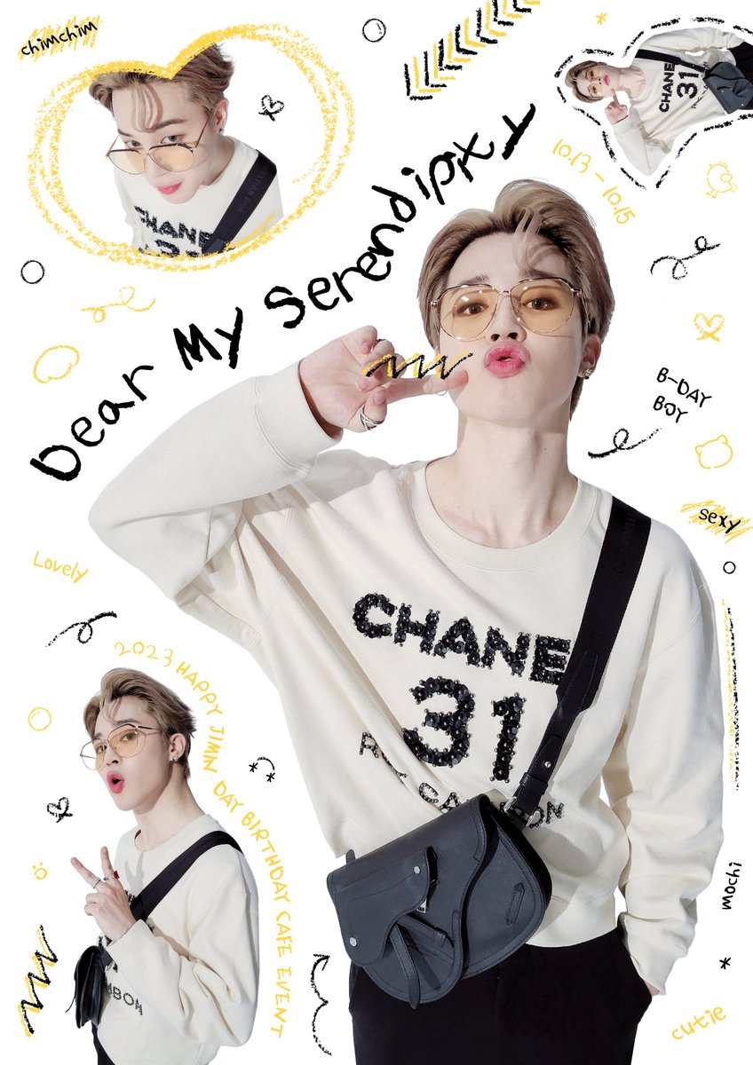 blooming_jjin's tweet photo. 🫧𓈒˚
˖  ༚𓂂 ࣪⊹ 𝑫𝒆𝒂𝒓 𝑴𝒚 𝑺𝒆𝒓𝒆𝒏𝒅𝒊𝒑𝒊𝒕𝒚𓈒˚ ࣪ 𓂂 𓈒 ⊹. 
-
✎지민이의 28번째 생일을 맞아 
카페 이벤트를 진행합니다(⸝⸝⸝╸▵╺⸝⸝⸝)💛

🐈‍⬛⋆𝟐𝟑.𝟏𝟎.𝟏𝟑-𝟏𝟎.𝟏𝟒
🐈‍⬛⋆울산 커피플래닛

#지민이는_10월의_선물
#Dear_My_Serendipity

#RT추첨 찜토버팩을 드려요 https://t.co/rBodKjoPM1