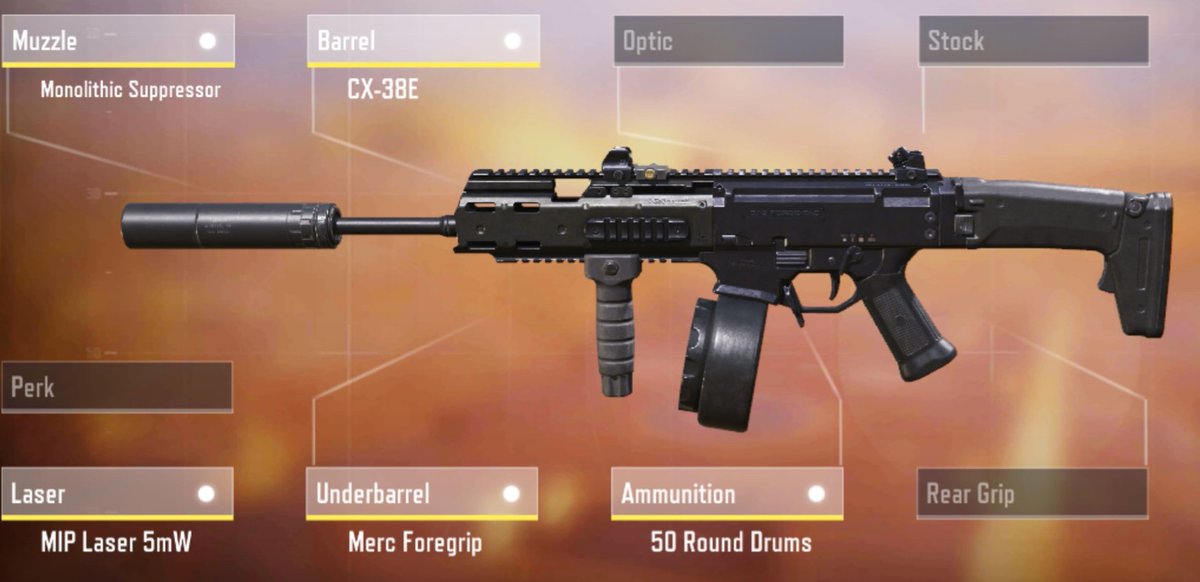 GAMErHyNas's tweet photo. CX-9 really need buff, especially in BR because in comparison to other SMGs the stats of CX-9 is very poor.
- Hipfire Build (BR)
#Codm
#Codmobile
#Codmgunsmith https://t.co/ydZ2Y7XX0Q