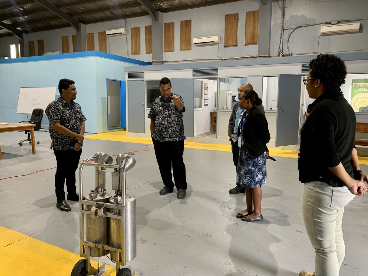 TikoicoloJ's tweet image. Thank you @Harish and @Siteri for this ad-hoc tour of the Fiji MET Lab for our Trade Officials from FSM - 🇫🇲, Palau - 🇵🇼 &amp;amp; Solomon Islands - 🇸🇧. Appreciate the hard work by your team and Standards officers. #TradeFiji #PIF #SPIRITProject #EU