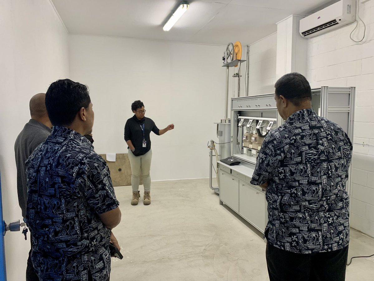 TikoicoloJ's tweet image. Thank you @Harish and @Siteri for this ad-hoc tour of the Fiji MET Lab for our Trade Officials from FSM - 🇫🇲, Palau - 🇵🇼 &amp;amp; Solomon Islands - 🇸🇧. Appreciate the hard work by your team and Standards officers. #TradeFiji #PIF #SPIRITProject #EU